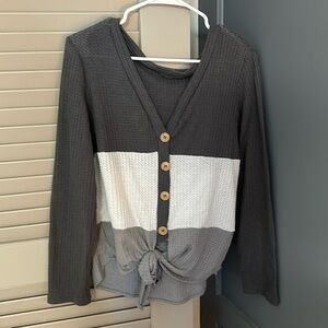 Front Knot Cardigan/Sweater